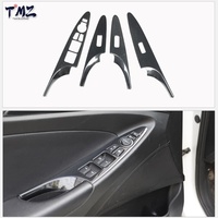 Pour Hyundai Sonata 2011-2015 : Nouvelles protections en plastique pour tableau de bord, garnitures intérieures, volant, levier de vitesses et panneaux de lève-vitres électriques