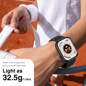 Montre connectée AOC T7 Fitness 1,83" TFT BT5.3 avec appels Bluetooth, moniteur de fréquence cardiaque, d'<span class=keywords><strong>oxygène</strong></span> sanguin et de sommeil, multisports, cadran personnalisable - Product Image 3