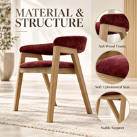 Fauteuil d'appoint en tissu de luxe pour hôtel, chambre d'hôtes, appartement et villa