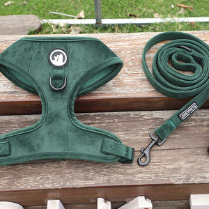 Suministros para mascotas, accesorios de <span class=keywords><strong>collar</strong></span> de terciopelo para perro con hebilla de Metal, <span class=keywords><strong>Collar</strong></span> de perro bonito acolchado suave y duradero ajustable - Product Image 6