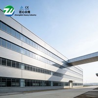 Edificio Metálico, Estructura de Acero, Almacén Prefabricado, Fábrica, Escuela, Edificio Modular de Gran Altura