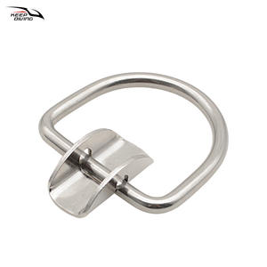 KEEP DIVING 909 Soporte Lateral para Cilindro con Anillo en D, Asiento Fijo, Junta en Forma de Abanico, Acero Inoxidable, Buceo Técnico, Tipo D - Product Image 5