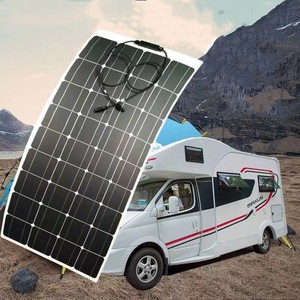 แผงโซลาร์เซลล์ประสิทธิภาพสูง 100W 150W 18V 12V สำหรับสถานีผลิตไฟฟ้า แผงโซลาร์เซลล์แบบโมโนคริสตัลไลน์ชนิดยืดหยุ่นสำหรับรถบ้าน - Product Image 5