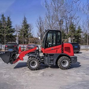 Daya Peta 0.8T Pemuat Roda Mini dengan Sekop Ujung Depan Sekop Pemuat 4wd Traktor Radlader Kendaraan Semua Medan <span class=keywords><strong>CE</strong></span> - Product Image 3