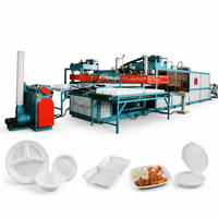 Machine à fabriquer des barquettes en mousse à grande vitesse, équipement de thermoformage automatique sous vide pour la production de barquettes alimentaires en mousse PS