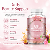 Meilleures Gommes de Compléments Beauté Collagène Biotine Glutathion pour Cheveux Peau Ongles – Dosage Quotidien Optimal en Forme de Bonbons pour Femmes