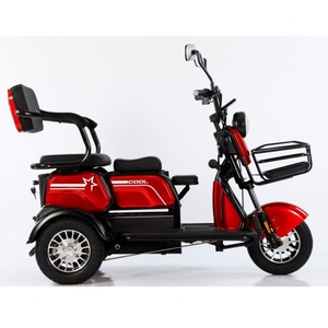 Triciclo Eléctrico Popular de Fábrica China, Scooter Eléctrico Seguro para Adultos, Herramienta de Movilidad con Asiento para Bebé - Product Image 1