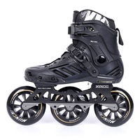 Patins à roulettes professionnels à 3 roues pour hommes adultes, avec roues en PU haute performance et design optimisé pour le slalom