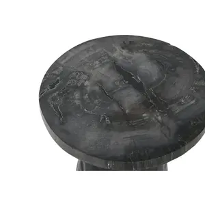 Mesa auxiliar de madera 30x30x50 color fósil - Product Image 1