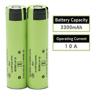Batterie lithium-ion rechargeable haute capacité NCR18650GA 3.7V 3500mAh, cathode LiNiMnCoO2, 1000 cycles, instruments médicaux - Product Image 2
