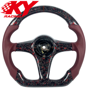 Volant de voiture sport en fibre de carbone forgé sur mesure pour BMW E30 E60 E90 E87 E92 E63 E70 - Product Image 1