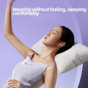 سماعة أذن TWS جديدة للبيع بالجملة مع علبة شحن معدنية، سماعات أذن لاسلكية، سماعات أذن للنوم لاسلكية تدعم تقنية البلوتوث - Product Image 4