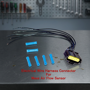 Conector de cable tipo Pigtail (terminal de cuchilla macho) de 6 hilos para sensor de flujo de aire MAS0248 compatible con Ford V8 4.6L 03-04 - Product Image 2