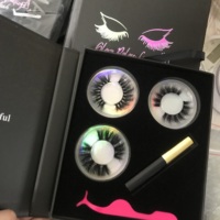 Kit de cils à segments de bricolage personnalisable Extensions de cils en grappe pour particuliers Fan Faux Cils avec emballage de marque privée