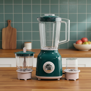 Nouveauté Mixeur multifonction électrique Smoothie Blender Ensemble de mélangeurs sur socle Capacité 1,6 L 4 lames 2 vitesses 350 W Usage domestique - Product Image 1