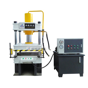 เครื่องอัดไฮดรอลิกสี่เสา Hengyue รุ่น YQ32-100T 100 ตัน สำหรับการตัดและการขึ้นรูป - Product Image 3