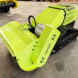 Tondeuse à gazon sur chenilles à essence de 800 mm avec lames de balayage, tondeuse tout-terrain pour vergers et arbustes - Product Image 5