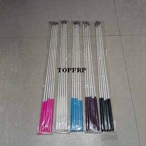 High Quality Fiberglass Wand Streamers <b>Pole</b> Gymnastics <b>Dance</b> Ribbon Stick - Product Image 2