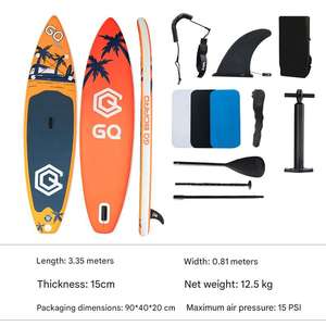 <span class=keywords><strong>Tabla</strong></span> de SUP Inflable Personalizada con Logotipo para Deportes Acuáticos, <span class=keywords><strong>11</strong></span>"x32"x6'', <span class=keywords><strong>Tabla</strong></span> de <span class=keywords><strong>Surf</strong></span> con Remo - Product Image 2