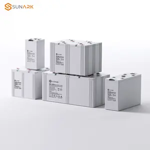 Sunark kín chì axit opzv Pin 2V 1000ah chu kỳ sâu hiệu quả cao gel năng lượng pin
