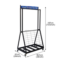 Présentoir en rouleau pour tapis Présentoir pour tapis commercial Modèle d'échantillon de tissu Présentoir en rouleau pour sol en tissu pour tapis