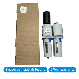 ชุดอุปกรณ์เตรียมลม FESTO MSB6 รุ่นดั้งเดิม ประกอบด้วยตัวกรอง ตัวควบคุมแรงดัน และตัวหล่อลื่น สำหรับระบบอัตโนมัติแบบนิวเมติก - Product Image 6