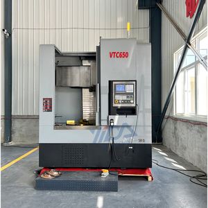 Torno CNC de Buen Precio VTC650 <span class=keywords><strong>VTC800</strong></span> VTC850 con Torreta de 8 Posiciones, Torno CNC Vertical de un Solo Husillo para Fresado y Corte - Product Image 2