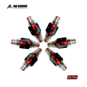 Amplificateur de voiture 4 canaux classe AB AK-F04 12-36V avec porte-fusible ANL 100A, lumière LED, SNR 91-100dB, <span class=keywords><strong>FR</strong></span> 20-20kHz pour borne négative - Product Image 2