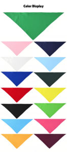 Logotipo personalizado Impreso Triangular Diseño Algodón Poliéster Perro <span class=keywords><strong>Bandanas</strong></span> Perro Regalo para mascotas de verano - Product Image 5