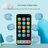 Jouets téléphoniques éducatifs pour l'apprentissage précoce des garçons et des filles : téléphones à écran tactile simulé pour enfants