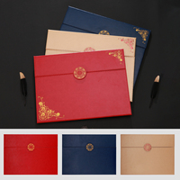 Carpeta de Diploma Trifold Personalizada al por Mayor con Logotipo, Cubierta de Cuero PU para Certificado, Estampado en Caliente para Eventos de Graduación y Premiaciones Empresariales