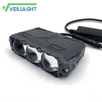 Phare de travail LED pour voiture 4,5 pouces 90W, projecteur triple lentille avec faisceau Hi/Lo pour camion et véhicule R24X3