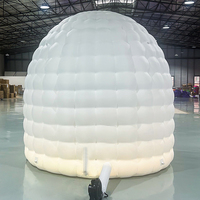 Tente Dôme Gonflable Blanche sur Mesure pour Cabine Photo, Éclairage LED Portable, Idéale pour Fêtes, Expositions et Promotions en Extérieur
