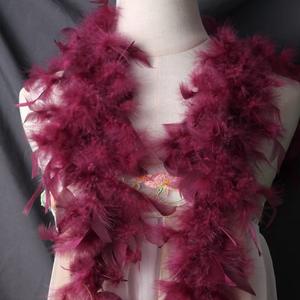 Decoraciones de Boa de plumas naturales 60g Boa de plumas de pavo teñidas para fiesta Festival carnaval eventos decoración del hogar accesorios de ropa - Product Image 1
