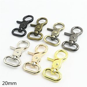 Zinc Alloy Durable Pendant Handbag Strap Hook Lig Gold Keychain Large <b>Toggle</b> Clasp Dog Clip Connector Accessory Parts - Product Image 1