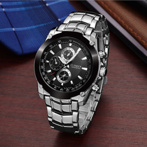 Montre Curren 8025 montre homme adulte montre étanche de haute qualité bracelet en acier à quartz vente en gros - Product Image 5