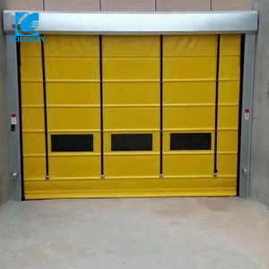 Porte à enroulement électrique antivol en PVC, mécanisme de déroulement rapide, étanche pour extérieur, appartement, salle de bain - Product Image 2