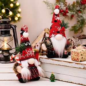 Merry Christmas <b>Decorations</b> Christmas Knitted Faceless Doll Gnomes Plush Figurine Ornament <b>New</b> <b>Year</b> Party Home Decor - Product Image 4