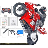 AiJH Moto RC 1:6 auto-équilibrée avec gyroscope 6 axes, moto télécommandée, jouet moto RC autoportante