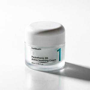 Crème apaisante active Numbuzin Pantothenic Bs 60ml hydratante pour la réparation et l'hydratation des peaux sensibles - Product Image 1