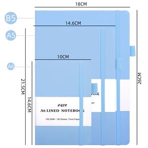 X515-1 Hot Selling 100 Gsm <b>A5</b> <b>Diary</b> Lined Dot Grid Custom Logo Printed 160 Pages Business Services Multifunction - Product Image 2