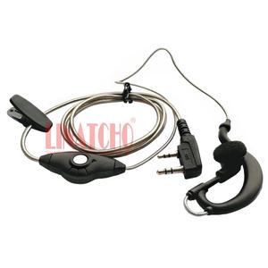Film d'aluminium en métal résistant à la traction Talkie-walkie portable Casque radio 2 voies Connecteur <span class=keywords><strong>K</strong></span> 2 broches - Product Image 3