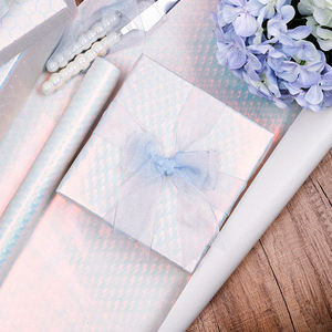 Factory Wholesale Custom <b>Christmas</b> Birthday Luxury <b>Paper</b> <b>Roll</b> 43cm X 300cm <b>Wrapping</b> <b>Paper</b> for Packaging - Product Image 5