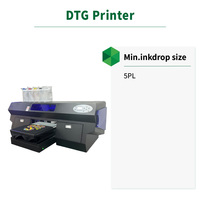 Nouvelle imprimante DTG DigiBonPro 5040 - Tissus brodés, t-shirts, textiles, têtes d'impression industrielles, encre pigmentée CMYK, entièrement automatique