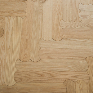 Parquet en chêne blanc multicouche T&G de qualité victorienne, gaufré, EN717-1 E0 E1, 16mm 18mm 15mm, pour immeubles de bureaux - Product Image 2