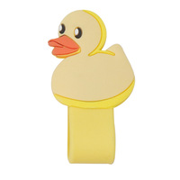 Organisateur de câbles créatif et mignon en PVC souple avec bouton-pression, support de rangement pour écouteurs et câbles, modèle chinois