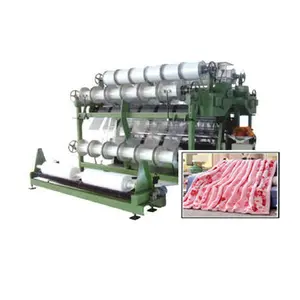 Plush blanket Double Needle Bed Raschel Warping Knitting Machine