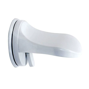 Reposapiés para ducha con ventosa Pedal de baño blanco para afeitarse las piernas y lavarse los pies - Product Image 1