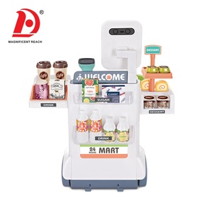 HUADA Set Giocattolo per Bambini con Carrello della Spesa e Registratore di <span class=keywords><strong>Cassa</strong></span>, <span class=keywords><strong>Giochi</strong></span> di Imitazione per Supermercato e Centro Commerciale - Product Image 4