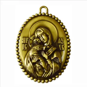 heavy 3 dimensions religious medals manufacturers